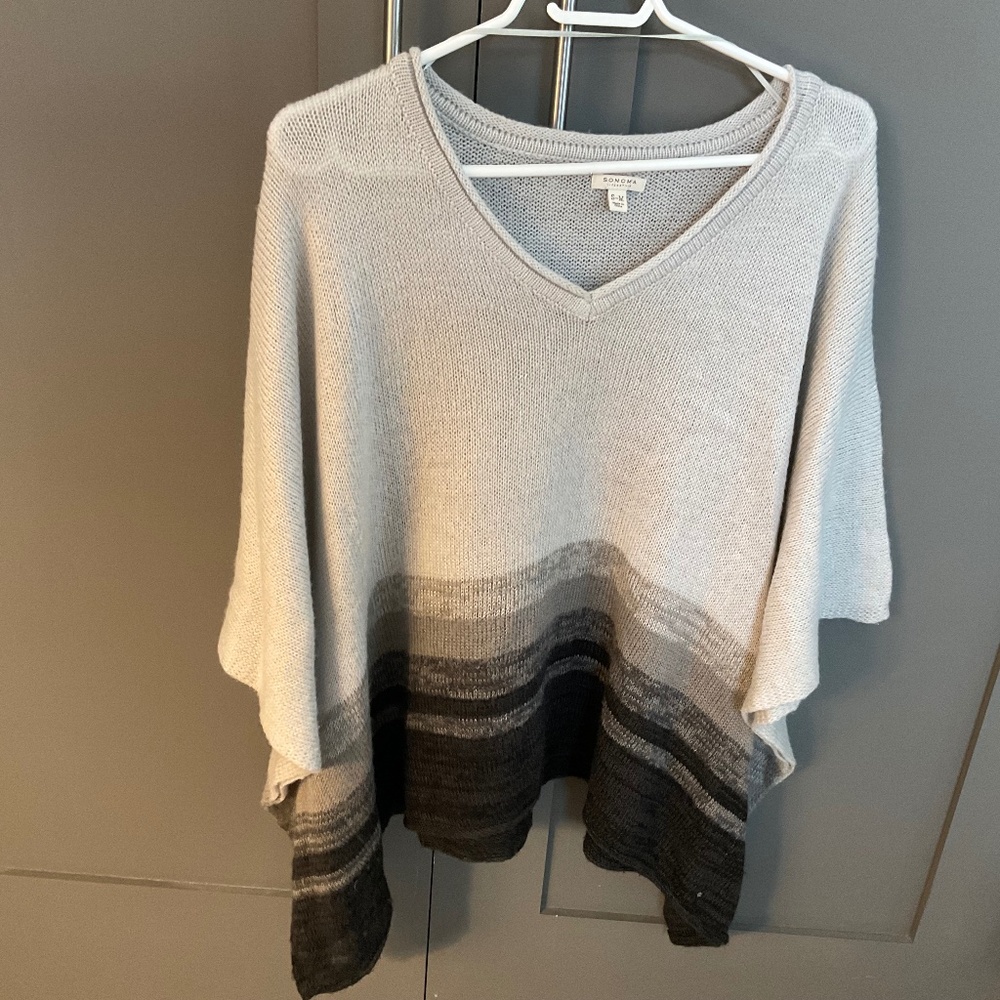 Loose and airy sweater vest by Sonoma…size S/M but fits like much larger